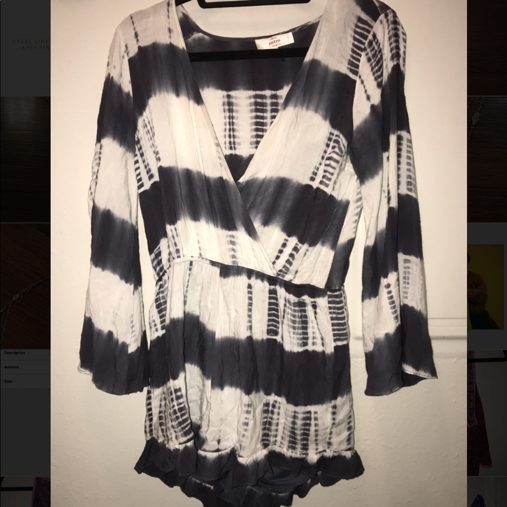 Entro tie dye romper